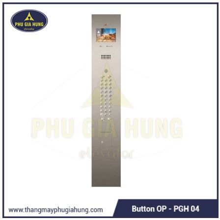 Button OP - PGH 04 - Thang Máy Phú Gia Hưng - Công Ty TNHH Thiết Bị Điện Thang Máy Phú Gia Hưng